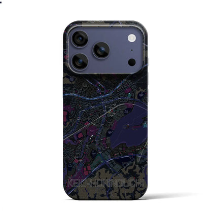 【京王堀之内（東京都）】地図柄iPhoneケース（バックカバータイプ）