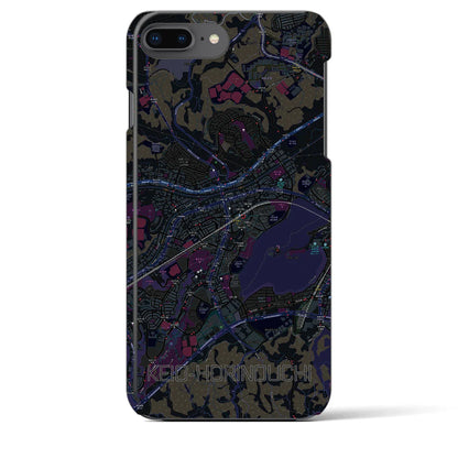 【京王堀之内（東京都）】地図柄iPhoneケース（バックカバータイプ）