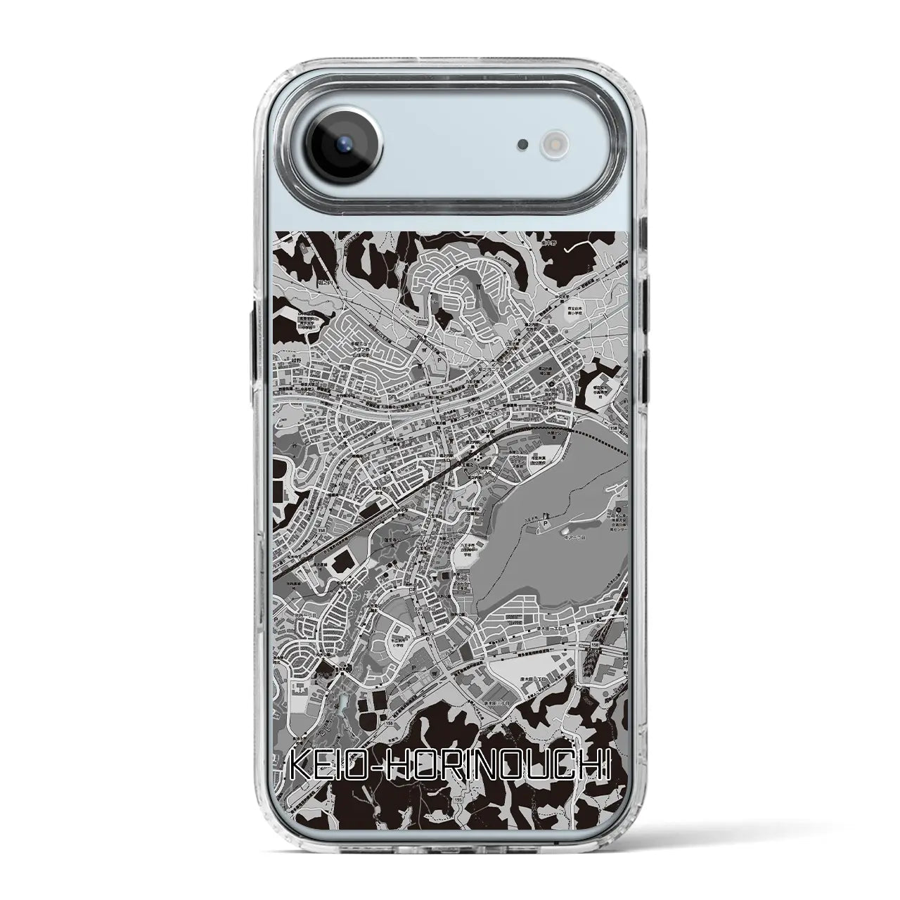 【京王堀之内（東京都）】地図柄iPhoneケース（MagSafeタイプ）