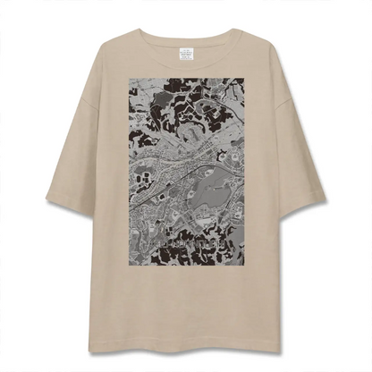 【京王堀之内（東京都）】地図柄ビッグシルエットTシャツ