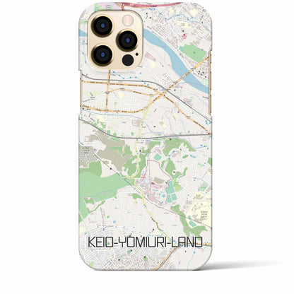 【京王よみうりランド（東京都）】地図柄iPhoneケース（バックカバータイプ）