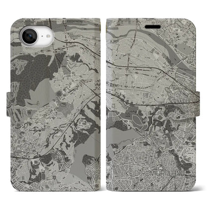 【京王よみうりランド（東京都）】地図柄iPhoneケース（手帳タイプ）