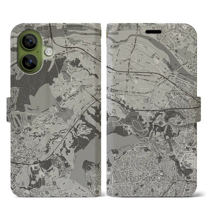 【京王よみうりランド（東京都）】地図柄iPhoneケース（手帳タイプ）