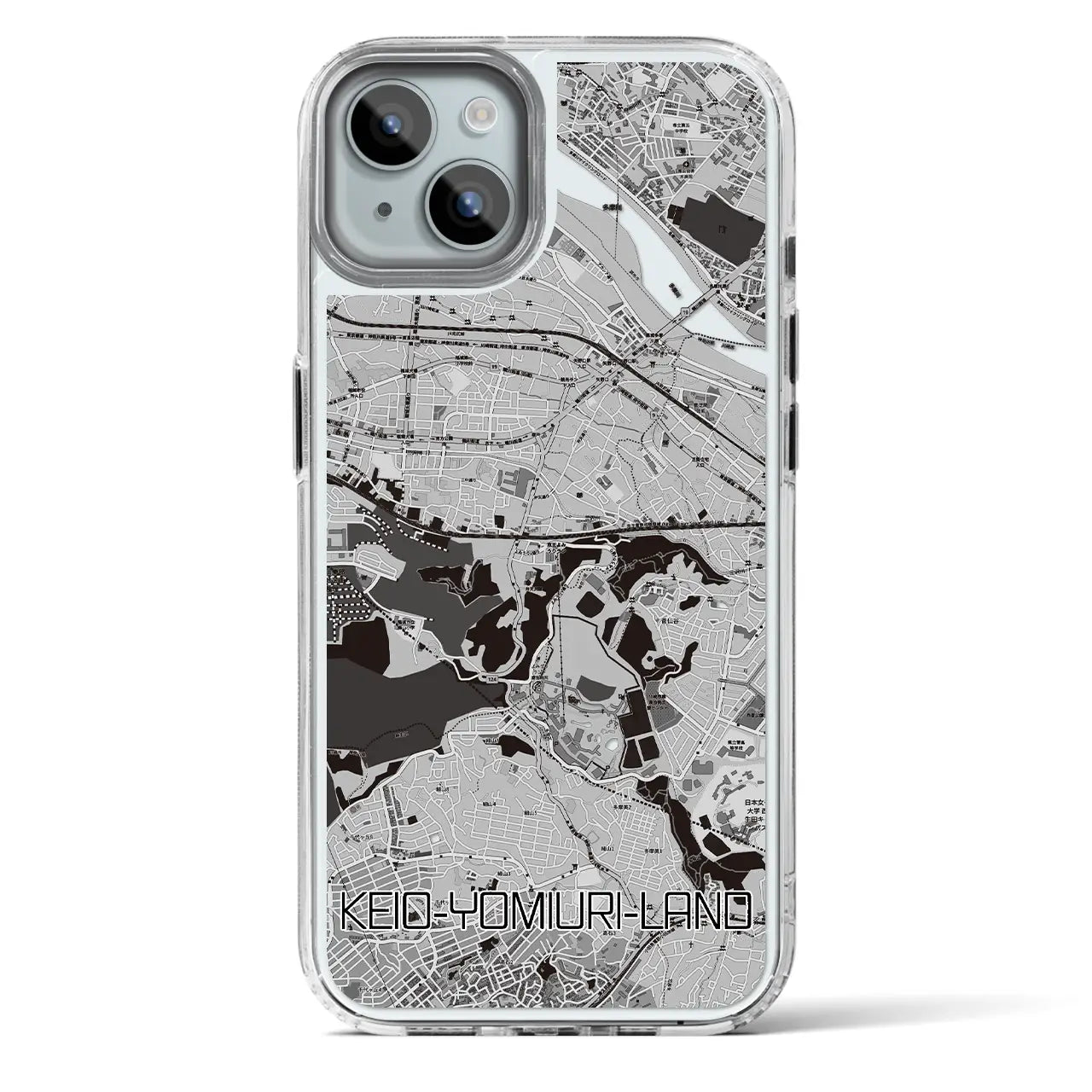 【京王よみうりランド（東京都）】地図柄iPhoneケース（MagSafeタイプ）