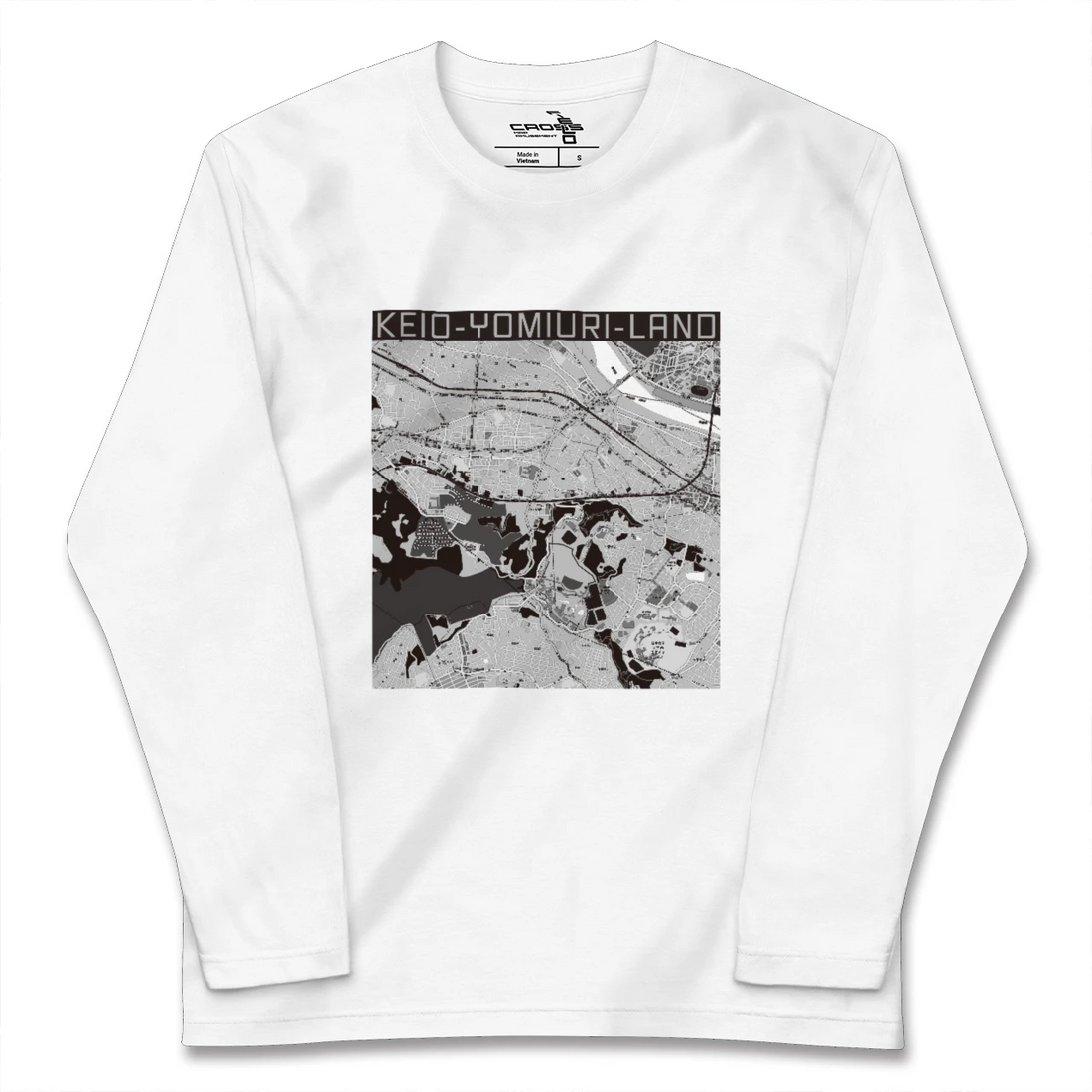 【京王よみうりランド(東京都)】地図柄ロングスリーブTシャツ