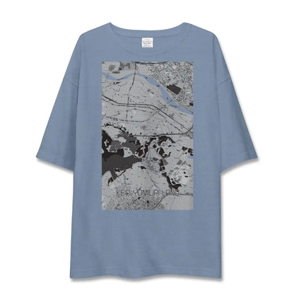 【京王よみうりランド（東京都）】地図柄ビッグシルエットTシャツ