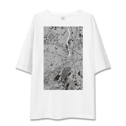 【京成大和田（千葉県）】地図柄ビッグシルエットTシャツ