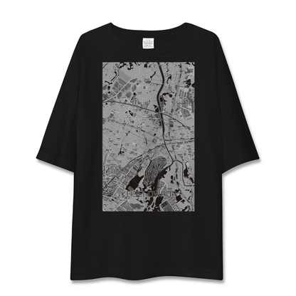 【京成大和田（千葉県）】地図柄ビッグシルエットTシャツ