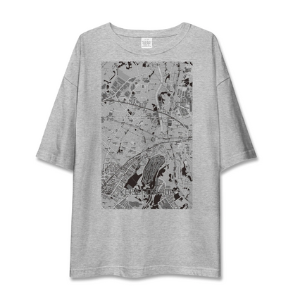 【京成大和田（千葉県）】地図柄ビッグシルエットTシャツ
