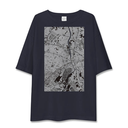 【京成大和田（千葉県）】地図柄ビッグシルエットTシャツ