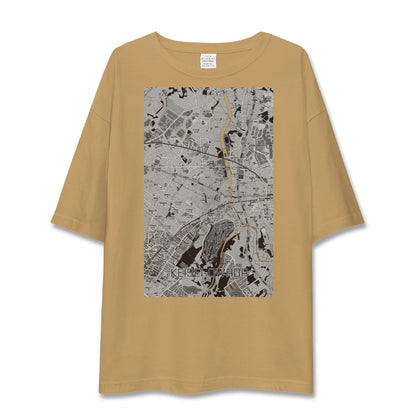 【京成大和田（千葉県）】地図柄ビッグシルエットTシャツ