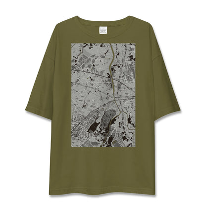 【京成大和田（千葉県）】地図柄ビッグシルエットTシャツ