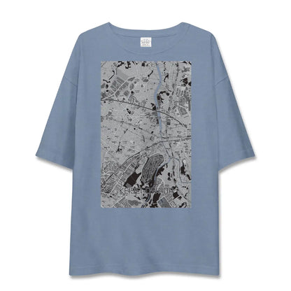 【京成大和田（千葉県）】地図柄ビッグシルエットTシャツ