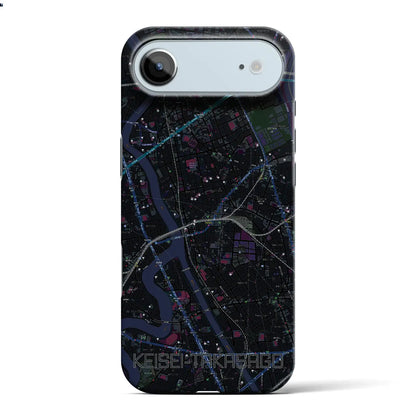 【京成高砂（東京都）】地図柄iPhoneケース（バックカバータイプ）