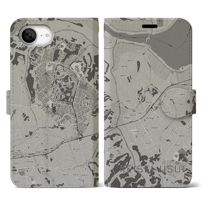 【京成臼井（千葉県）】地図柄iPhoneケース（手帳タイプ）