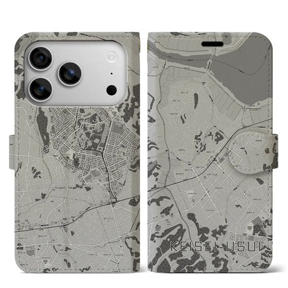 【京成臼井（千葉県）】地図柄iPhoneケース（手帳タイプ）