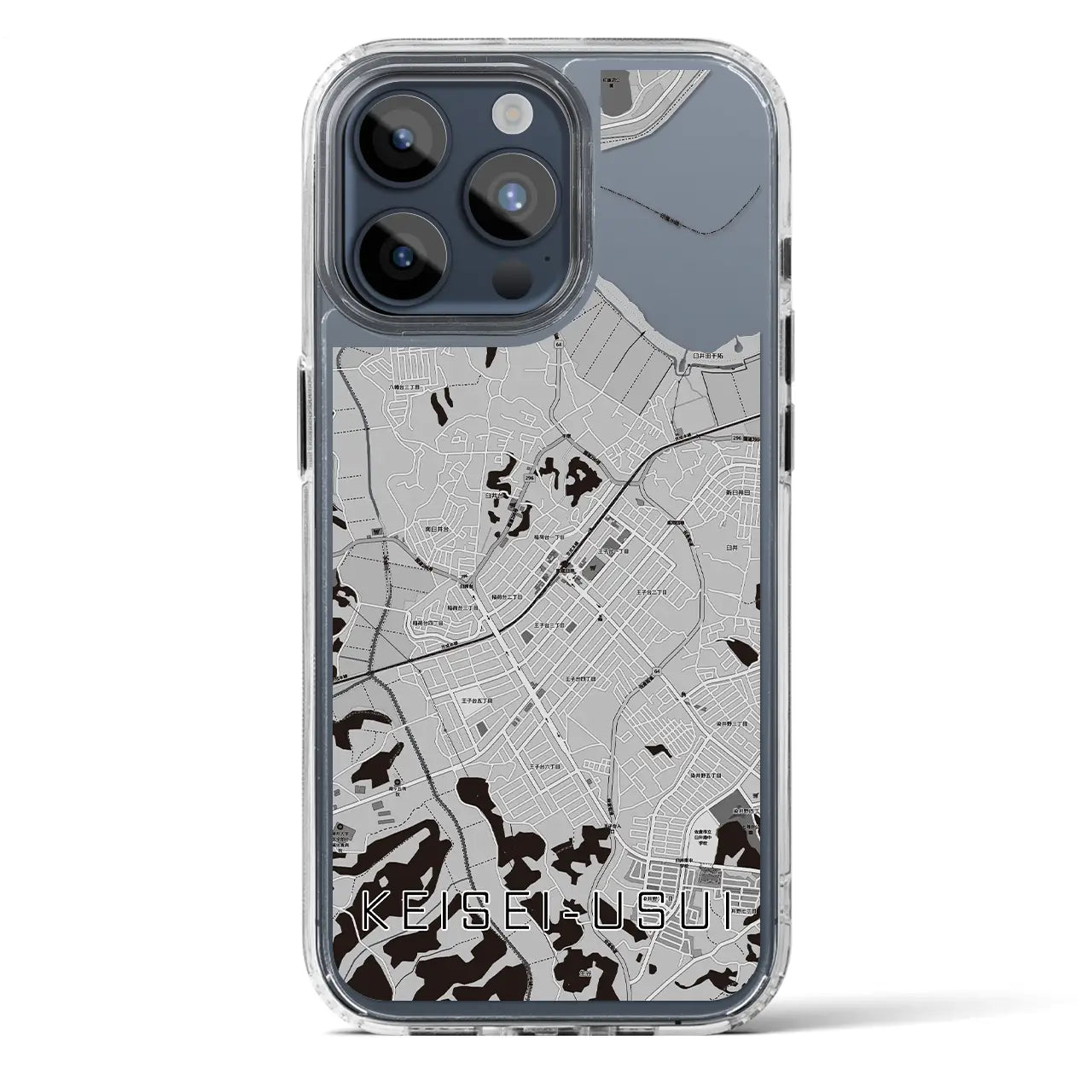 【京成臼井（千葉県）】地図柄iPhoneケース（MagSafeタイプ）