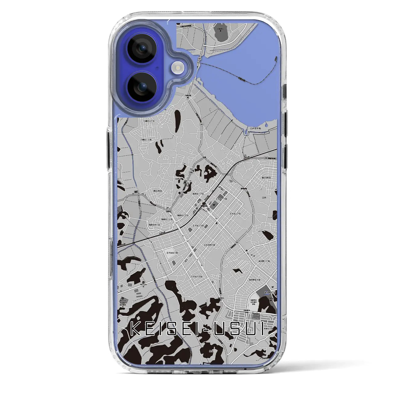 【京成臼井（千葉県）】地図柄iPhoneケース（MagSafeタイプ）
