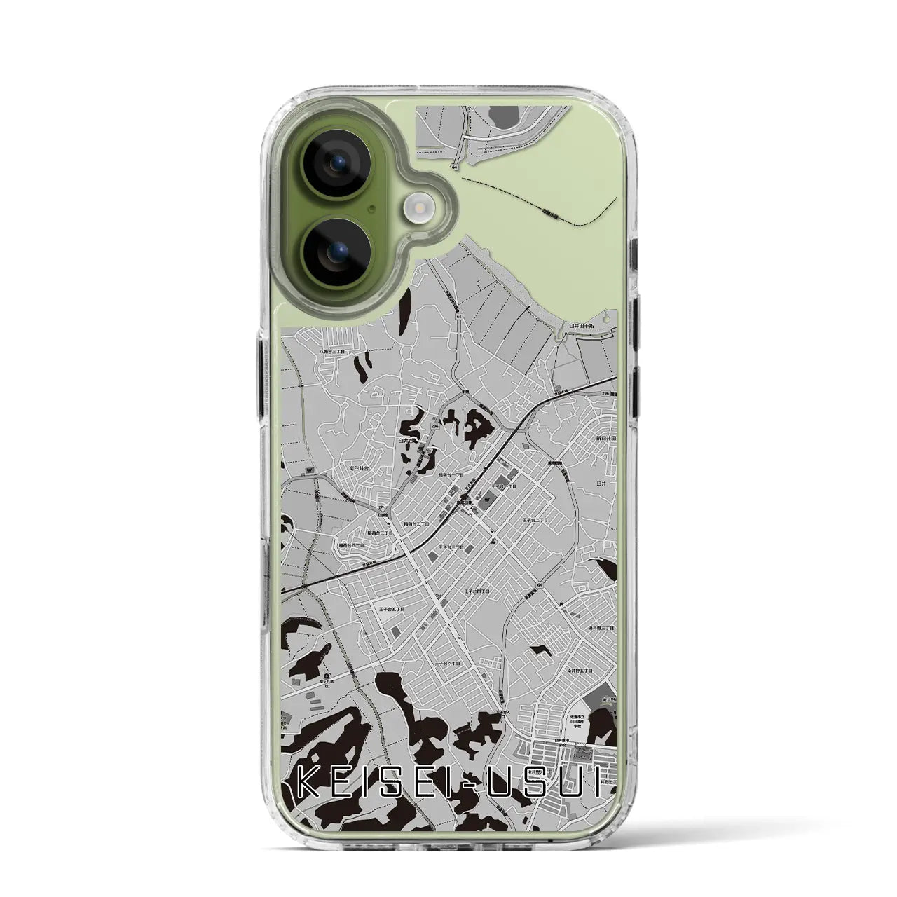 【京成臼井（千葉県）】地図柄iPhoneケース（MagSafeタイプ）