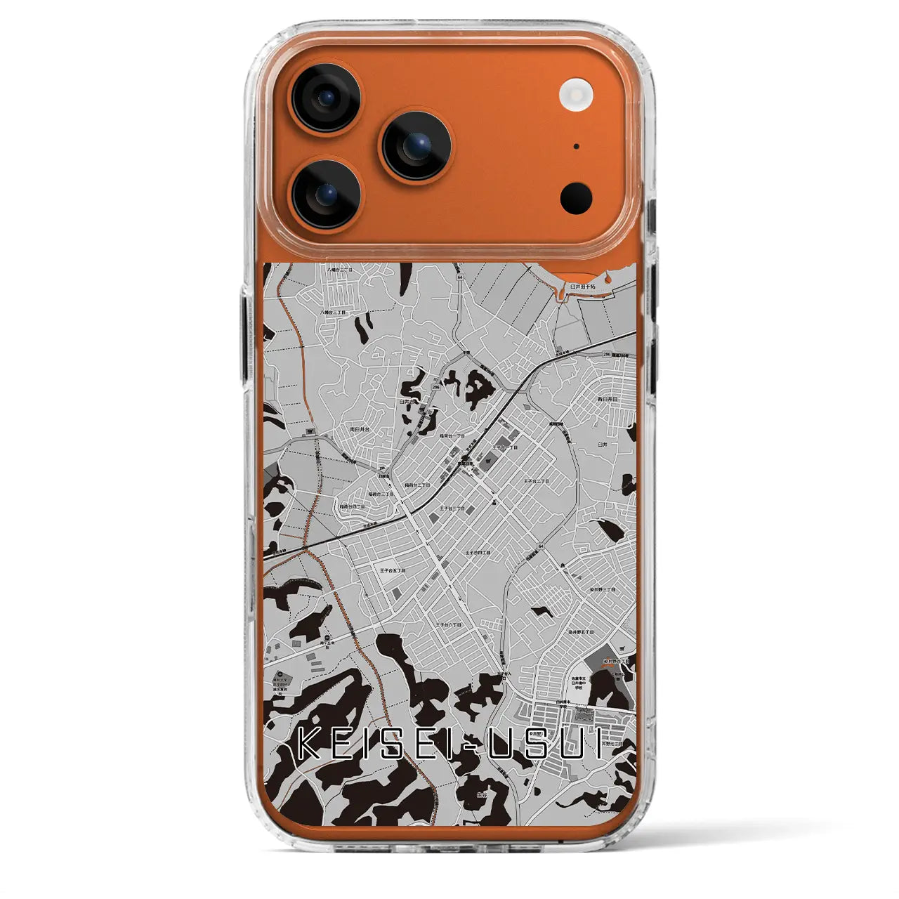 【京成臼井（千葉県）】地図柄iPhoneケース（MagSafeタイプ）