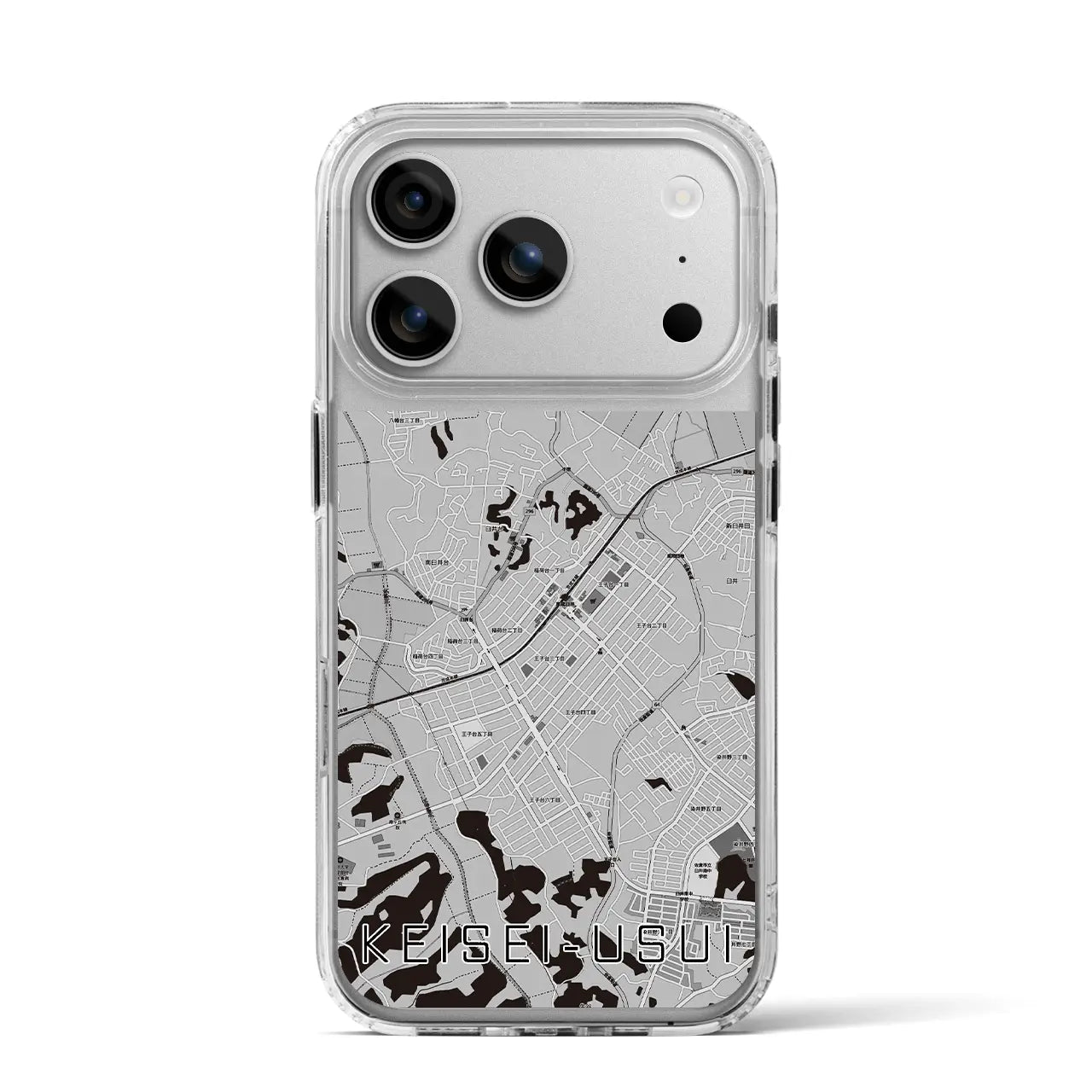 【京成臼井（千葉県）】地図柄iPhoneケース（MagSafeタイプ）