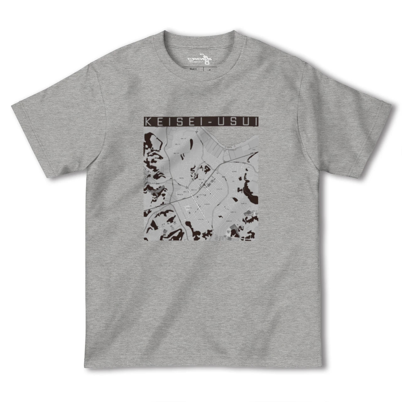 【京成臼井（千葉県）】地図柄ヘビーウェイトTシャツ