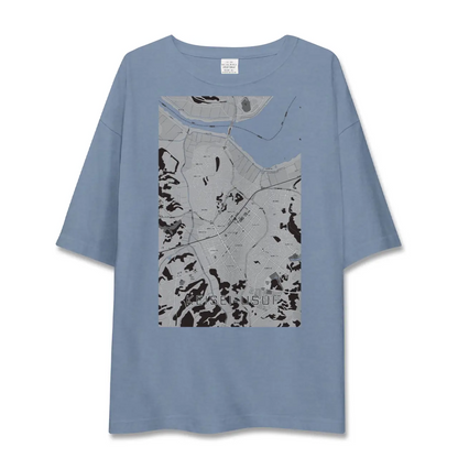 【京成臼井（千葉県）】地図柄ビッグシルエットTシャツ