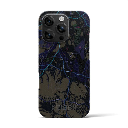 【桂川（福岡県）】地図柄iPhoneケース（バックカバータイプ）