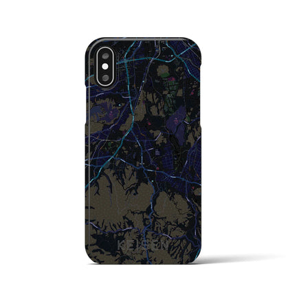 【桂川（福岡県）】地図柄iPhoneケース（バックカバータイプ）