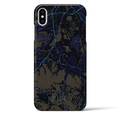 【桂川（福岡県）】地図柄iPhoneケース（バックカバータイプ）