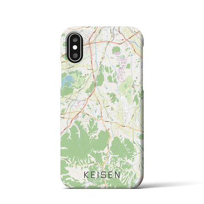 【桂川（福岡県）】地図柄iPhoneケース（バックカバータイプ）