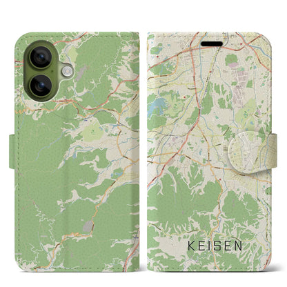 【桂川（福岡県）】地図柄iPhoneケース（手帳タイプ）