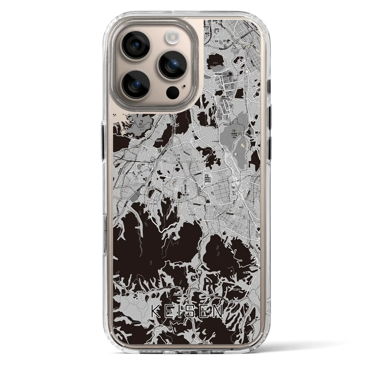 【桂川（福岡県）】地図柄iPhoneケース（MagSafeタイプ）