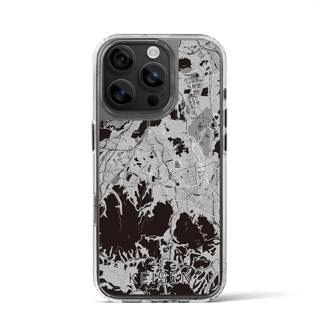 【桂川(福岡県)】地図柄iPhoneケース(MagSafeタイプ)