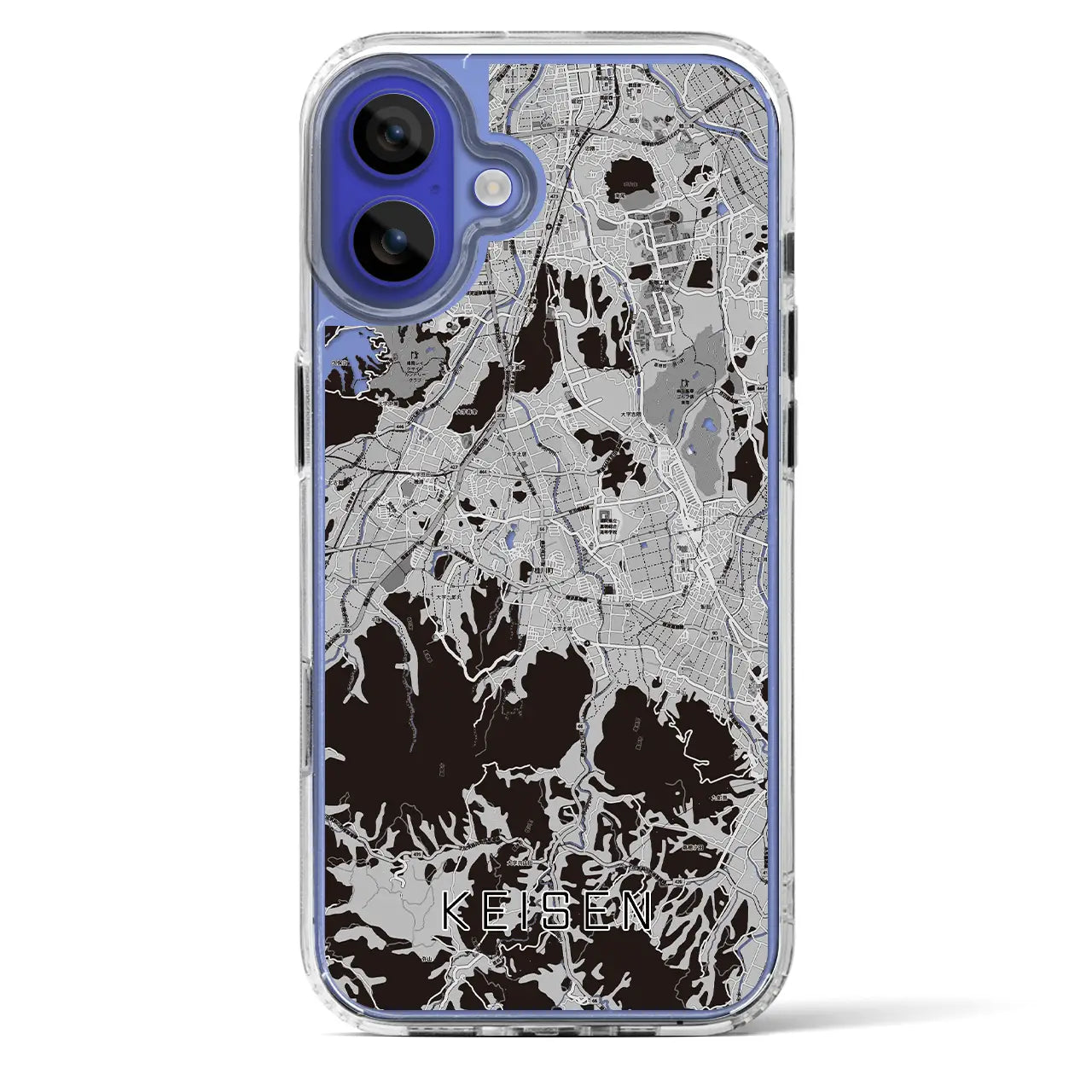 【桂川（福岡県）】地図柄iPhoneケース（MagSafeタイプ）