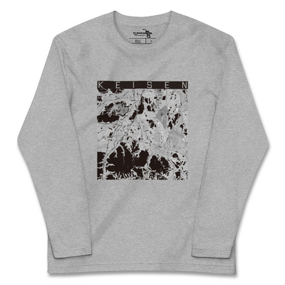 【桂川（福岡県）】地図柄ロングスリーブTシャツ