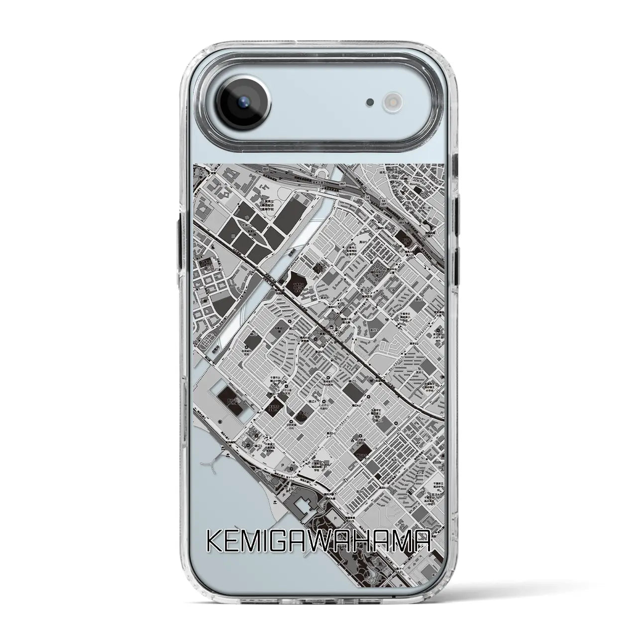 【検見川浜（千葉県）】地図柄iPhoneケース（MagSafeタイプ）