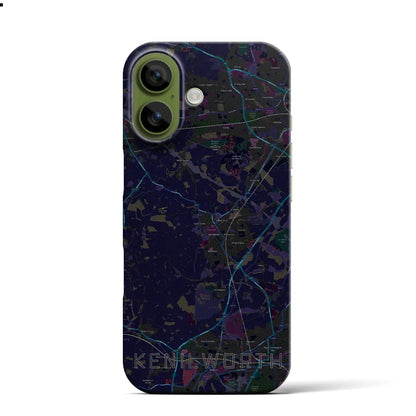 【ケニルワース（イギリス）】地図柄iPhoneケース（バックカバータイプ）