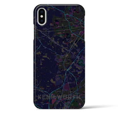 【ケニルワース（イギリス）】地図柄iPhoneケース（バックカバータイプ）