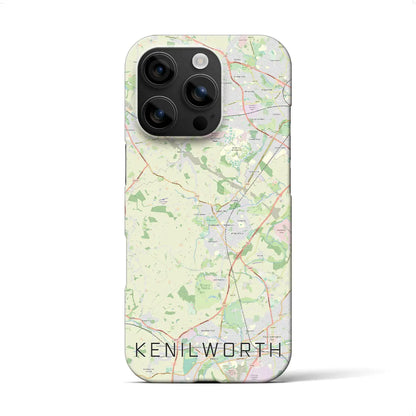 【ケニルワース（イギリス）】地図柄iPhoneケース（バックカバータイプ）