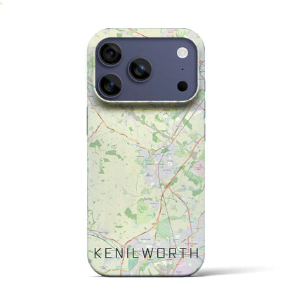 【ケニルワース（イギリス）】地図柄iPhoneケース（バックカバータイプ）
