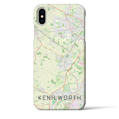 【ケニルワース（イギリス）】地図柄iPhoneケース（バックカバータイプ）
