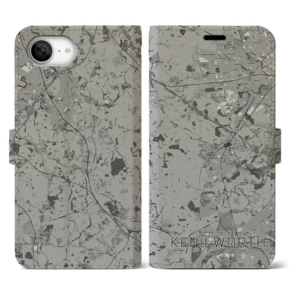 【ケニルワース（イギリス）】地図柄iPhoneケース（手帳タイプ）