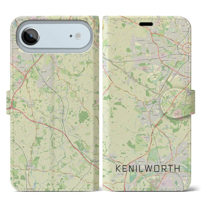 【ケニルワース（イギリス）】地図柄iPhoneケース（手帳タイプ）