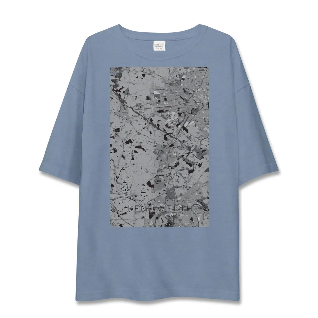 【ケニルワース（イギリス）】地図柄ビッグシルエットTシャツ