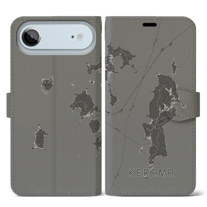 【慶良間（沖縄県）】地図柄iPhoneケース（手帳タイプ）