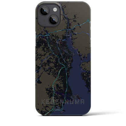 【気仙沼（宮城県）】地図柄iPhoneケース（バックカバータイプ）