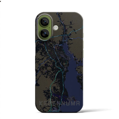 【気仙沼（宮城県）】地図柄iPhoneケース（バックカバータイプ）