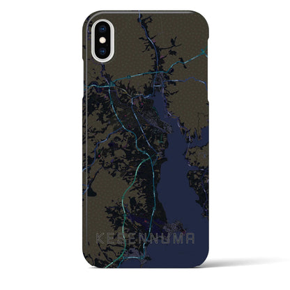 【気仙沼（宮城県）】地図柄iPhoneケース（バックカバータイプ）