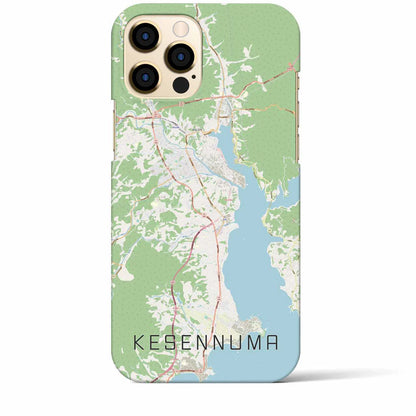 【気仙沼（宮城県）】地図柄iPhoneケース（バックカバータイプ）